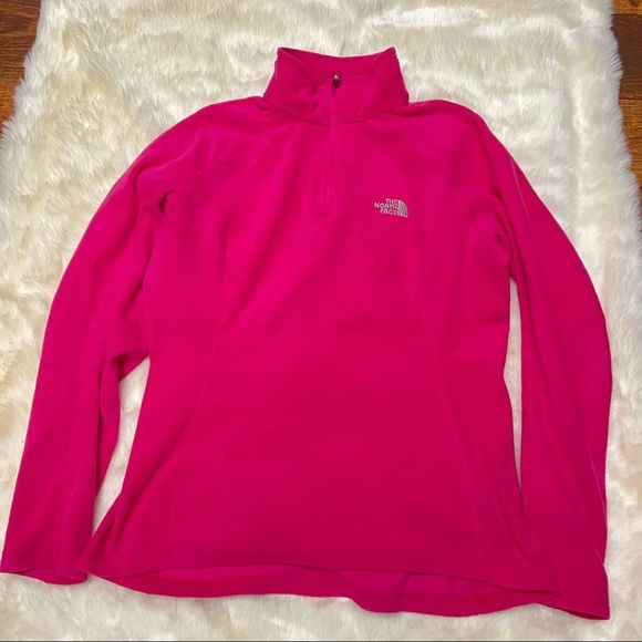 The North Face Sweaters - North face pink womens fleece long sleeve
